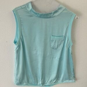 Fate Light Blue Sleeveless Tank Top